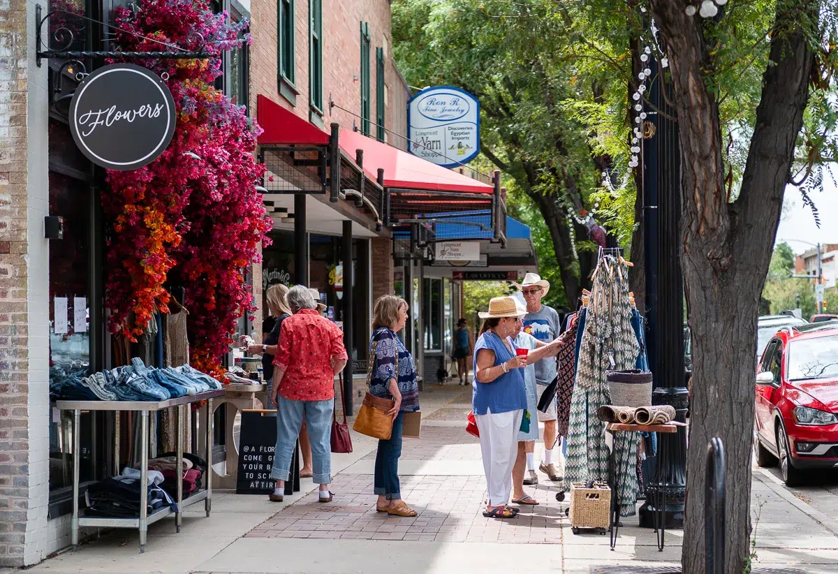 Downtown Longmont Sidewalk Sales