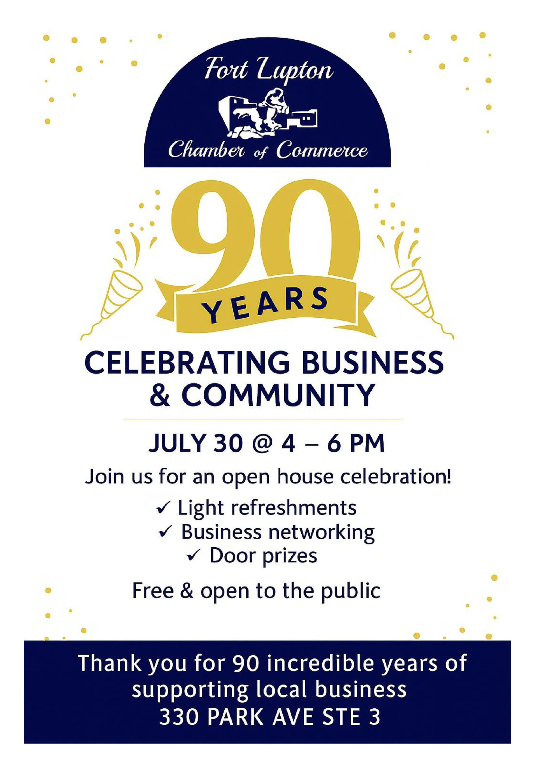 Fort Lupton Chamber – 90th Anniversary Celebration
