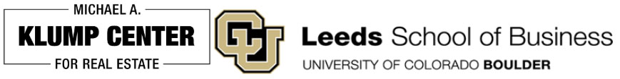 CU Boulder Leeds School of Business - Klump Center for Real Estate